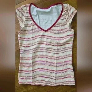 Women's Fila V Neck Activewear Top